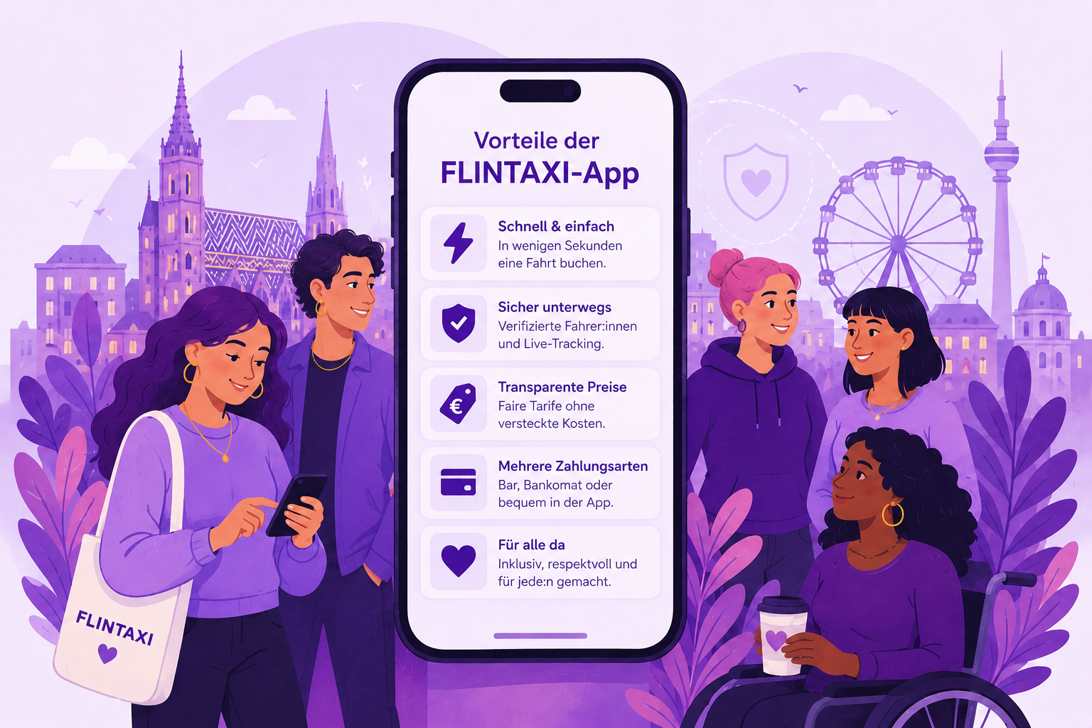 FLINTAXI Vorteile